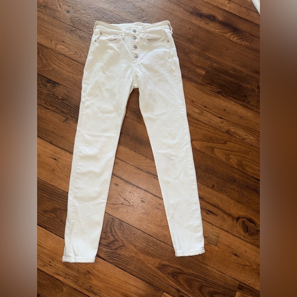 Pristine Excellent Rag & Bone Nina High Rise Ankle Skinny Jeans 26 - Picture 5 of 15